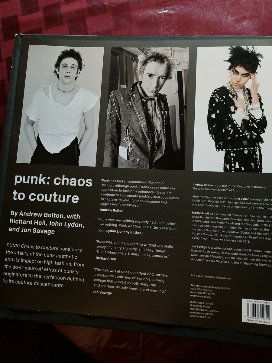 PUNK CHAOS TO COUTURE COFFEE TALBLE BOOK | eBay