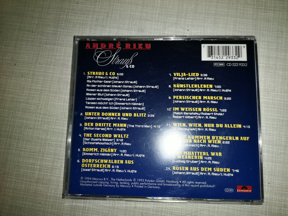 Andre Rieu Strauß & Co - CD in TOP Zustand. Kaum gehört.  - Bild 2 von 3
