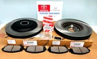 2008-2019 Toyota Highlander Front Brake Rotor & PADS Kit GENUINE OEM PART