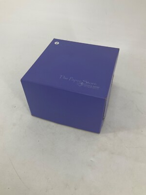 The Paper Store Snowfaces Candle Holder Used Candle