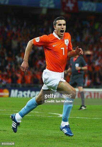 HOLLAND 2008/2010 NETHERLANDS VAN PERSIE #7 SOCCER FOOTBALL SHIRT