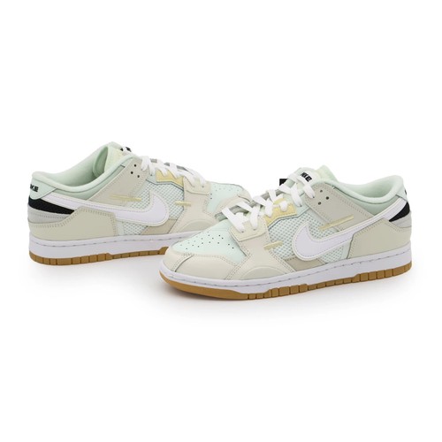 DB0500-100 Nike Dunk Low Scrap Sea Glass Sail White Beige Gum Brown (Men's) - Picture 8 of 10