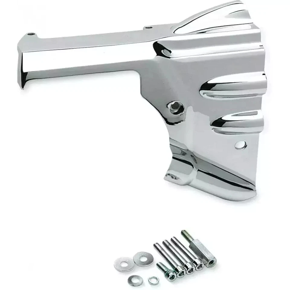 Kit de capa cromada para motor e transmissão Kuryakyn 8 peças 2002-2006 Harley Touring - Imagem 3 de 4