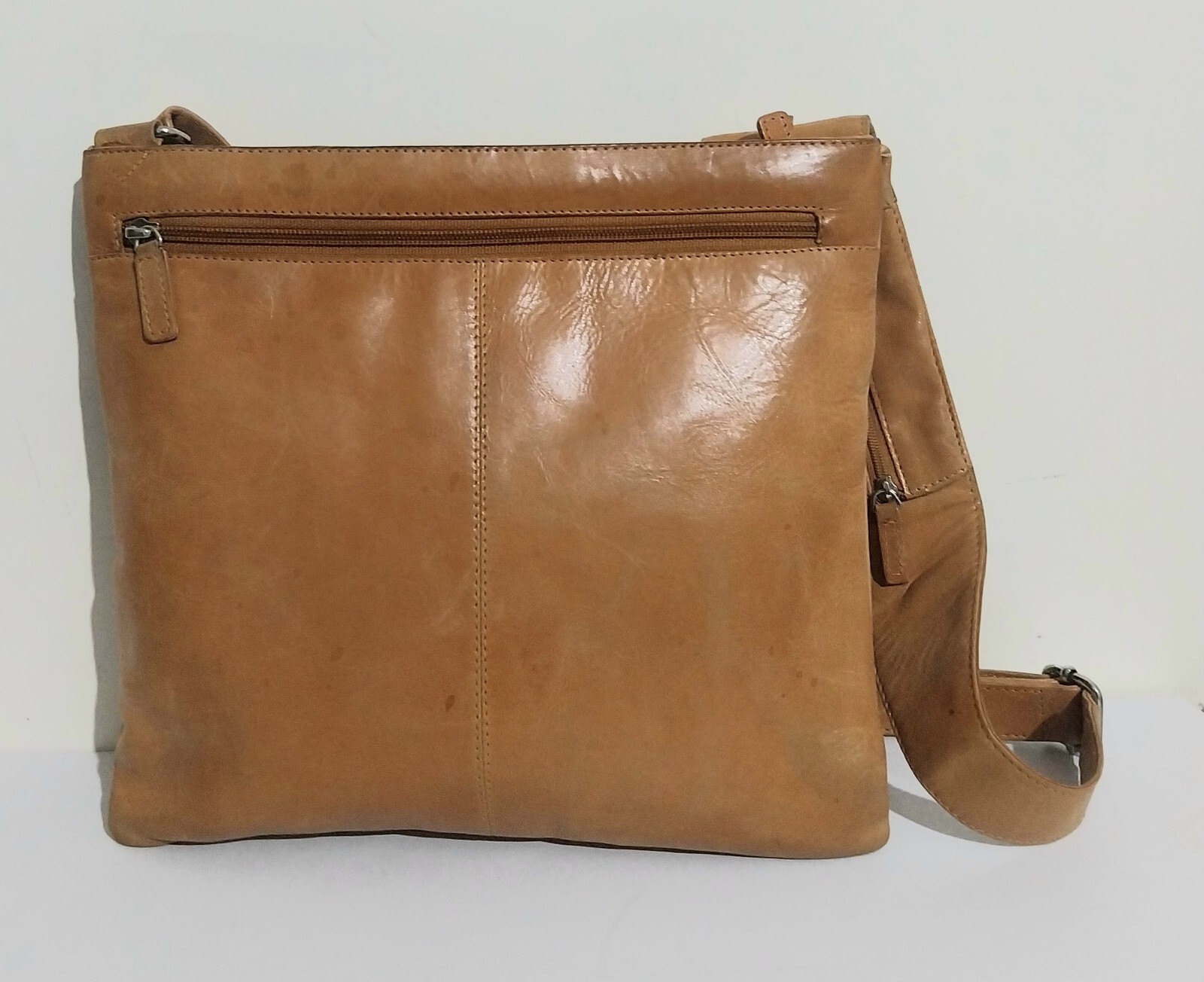 Radley Tan Leather Medium Crossbody Messenger Bag 29cm X 28 eBay