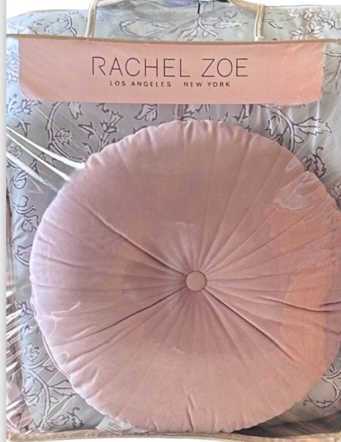 Rachel Zoe Green, Gray, White and Pink Full/Queen Comforter Set 8
