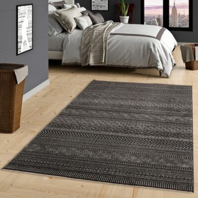 Designer Teppich Sevilla Modern Anthrazit Trend