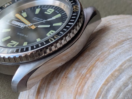 Vintage 1970's Tegra 30 ATM Diver w/Monnin All SS Case,ETA 2678 Mvmt,Serviced - Bild 15 von 24