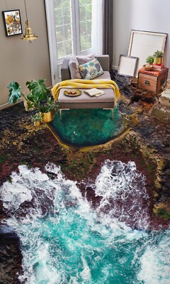 3D Rock Mountain G5300 Floor WallPaper Murals Wall Print Decal AJ Coco 2024
