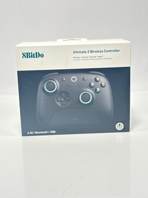 8BitDo Ultimate 2 Wireless Controller for PC Steam Apple Android Black