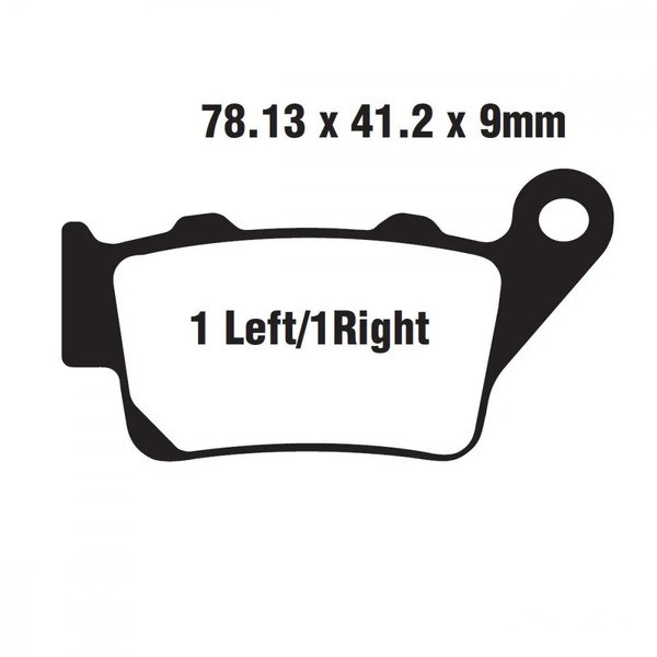 Bremsbelag BremsbeläGe EBC SFA213 Hinten FüR BMW C1 200 Bj. 2002-2004-image