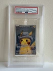 Van Gogh Pikachu Grey Felt Hat 085/SVP PSA 10 Pokemon Promo