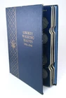 Whitman Album 9423 No. 1 Liberty Walking 90% Silver Half Dollar Lot 32 Coins!
