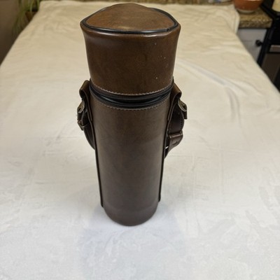 Vintage 1976 Aladdin Stanley A-944C Thermos Vacuum Bottle Green USA w/ Case