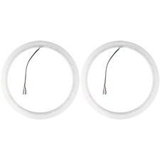 Kicker 2 47KLSR10 10" Weather Proof Led Lighted Speaker Ring, Single Bundle