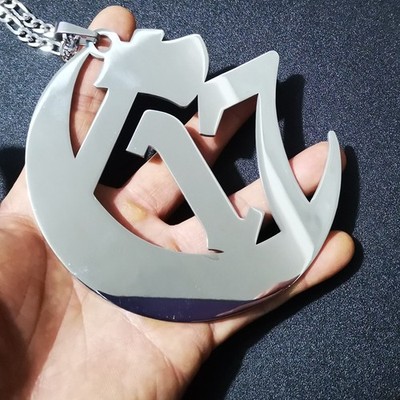 Large Huge 5'' Chapter 17 Ouija Macc Juggalo Pendant S.Steel Necklace ICP 30''