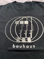 Bauhaus Classic Logo short sleeve black T shirt VK09596