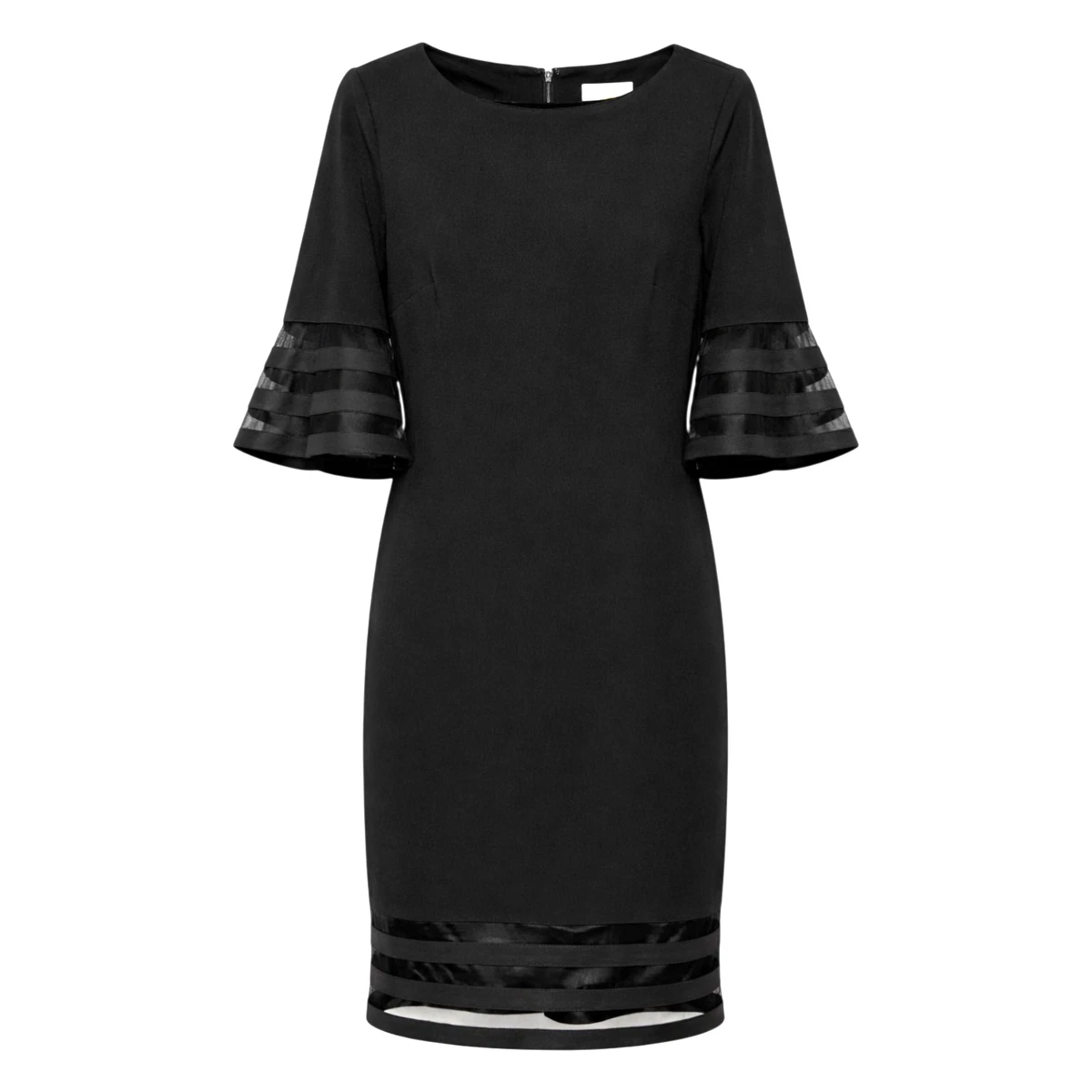 ladies dresses for wedding guest with sleeves Elegant Glittery V-Neck Long Sleeve Midi Wedding Guest Dress main image 1