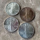 Lot Of 4 1990 American Silver Eagles .999 Ungraded
