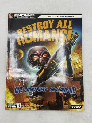 Destroy All Humans! Official Strategy Guide BradyGames PS2 Xbox PC 2005