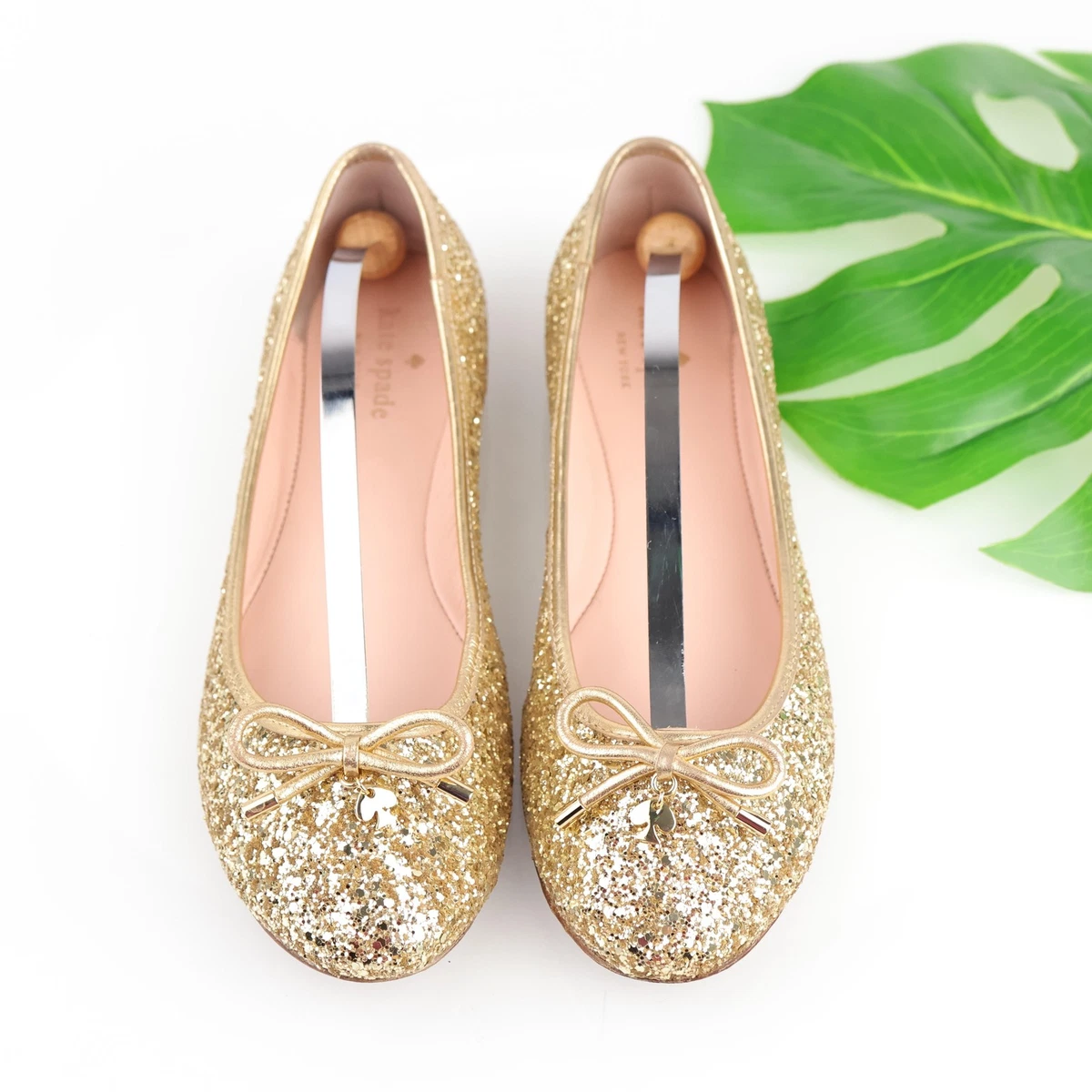 kate spade new york Bow Gold Flats for Women for sale | eBay