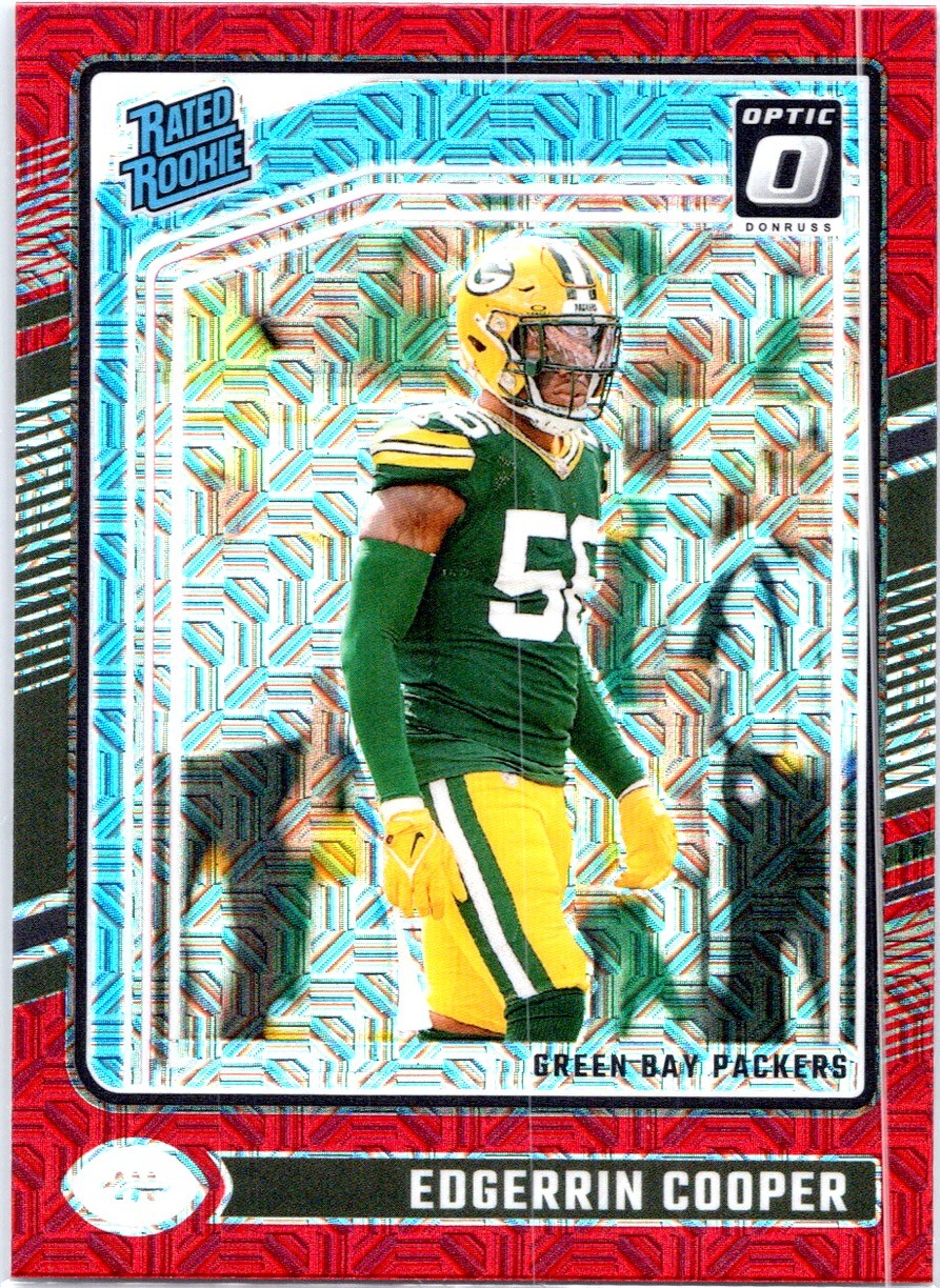 2024 Donruss Optic #231 Edgerrin Cooper Red Mojo
