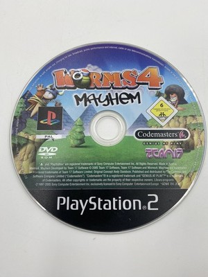 Worms 4: Mayhem - Sony Playstation 2 PS2 nur Disc