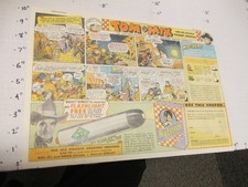 newspaper ad 1938 RALSTON cereal box premium Tom Mix cowboy comic flashlight