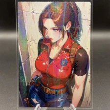 Claire Redfield Anime Waifu Card Doujin ACG Goddess Holo
