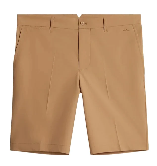 Short J Lindeberg Homme Taille 31 - Jaune Citron, Chino Plat Devant