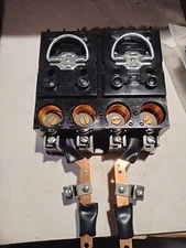 GENERAL SWITCH 100amp  FUSE HOLDERS & BLOCK BASE ASSEMBLY 2-60's 4-screw In 30's