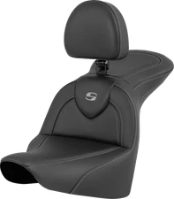 Saddlemen Roadsofa Carbon Fiber Seat & Backrest 2018-25 Harley Softail FXBR FLFB