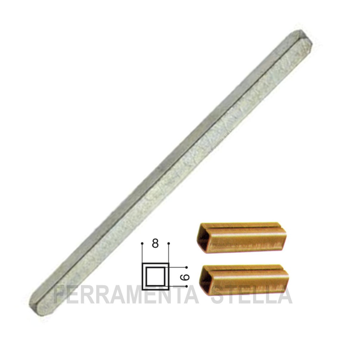 Movimento DK In Metallo Per Maniglia Finestra Comit Senza Bussole 7x42 - Foto 12