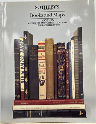 Sotheby s Catalog: Books and Maps with Prices Realized- July 1989