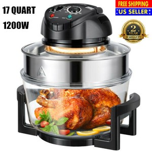 17quart Rapid Wave Convection Halogen Infrared Countertop Oven Air