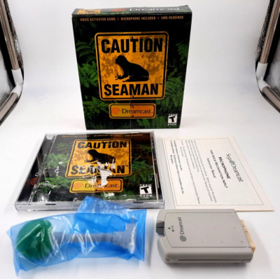 Seaman + Mikrofon | SEGA Dreamcast | NTSC US USA Import Spiel | in OVP mit Anl.