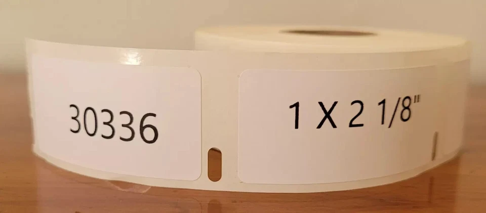 30336 Compatible Label Dymo® 500 Labels/roll-1" x 2-1/8" 6 Rolls Older Dymos - Image 2 of 4