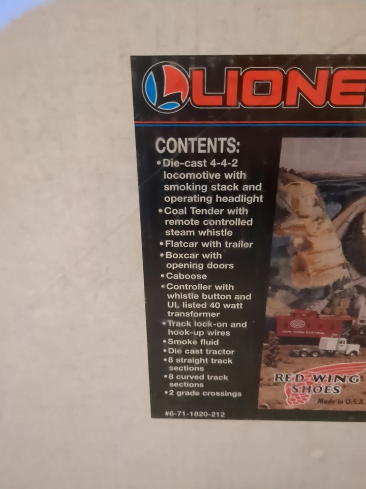 LIONEL RED WING SHOES 90TH ANNIVERSARY 6-11820 TRAIN SET~ New In SEALED Box! - Image 4 of 4