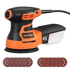 DOVAMAN ROS01A Orbital Sander 3A Random Orbit Sander 6 Variable Speeds Up to ...
