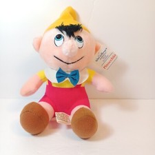 Pinocchio Vintage Walt Disney's Productions Classic Plush Stuffed Doll Toy 7"