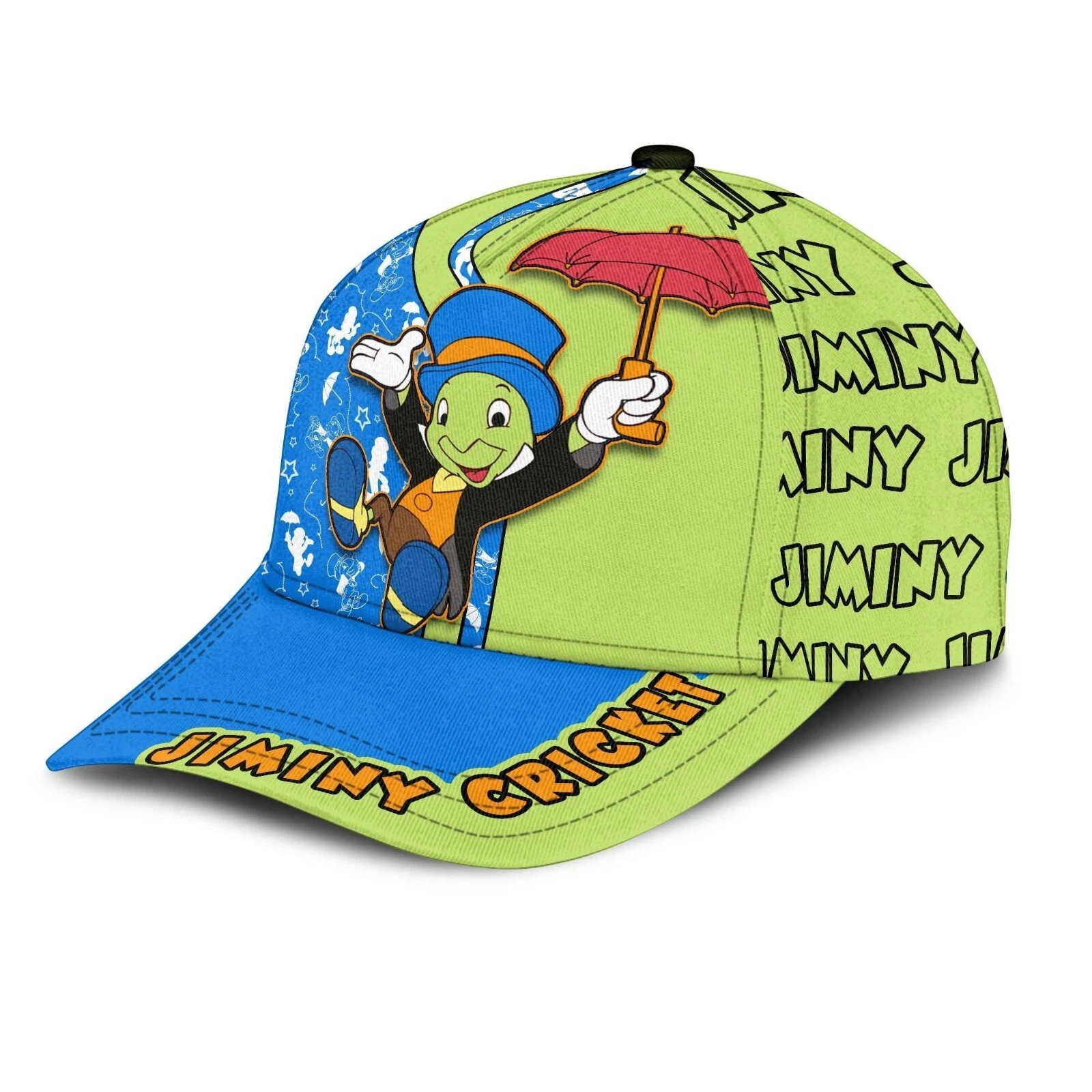 Jiminy Cricket Talking Cricket Unisex Classic Cap, Pinocchio Cap Lovers Gift