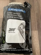 Professional Knee Brace 2 Pk ,Knee Compression Sleeve Support Patella Gel Pads