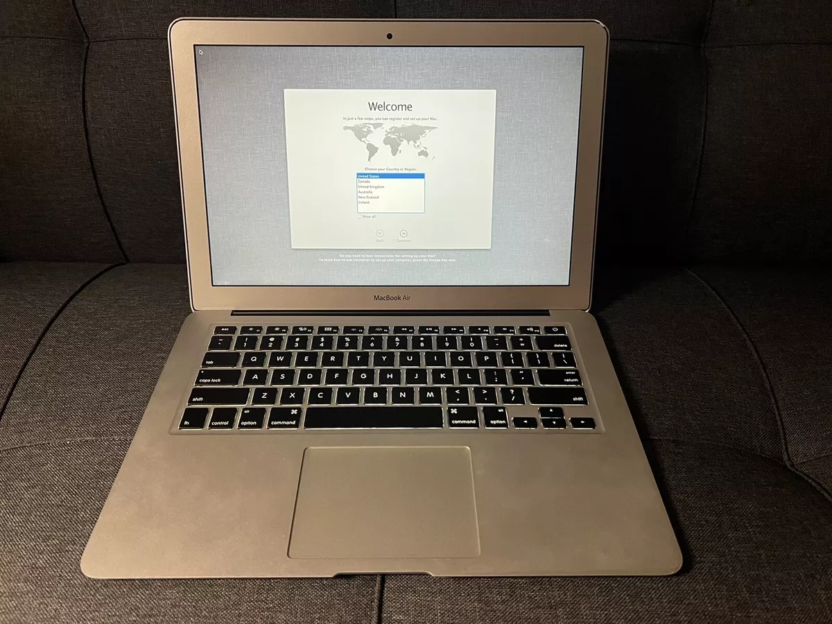 Apple Macbook Air 13-inch, Mid 2012 A1466 i7, 8GB RAM, 256GB SSD