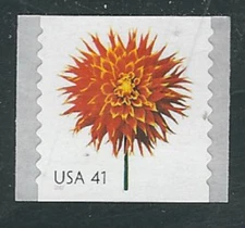 Scott# 4167...41 Cent...Flowers...Dahlia...3 Stamps