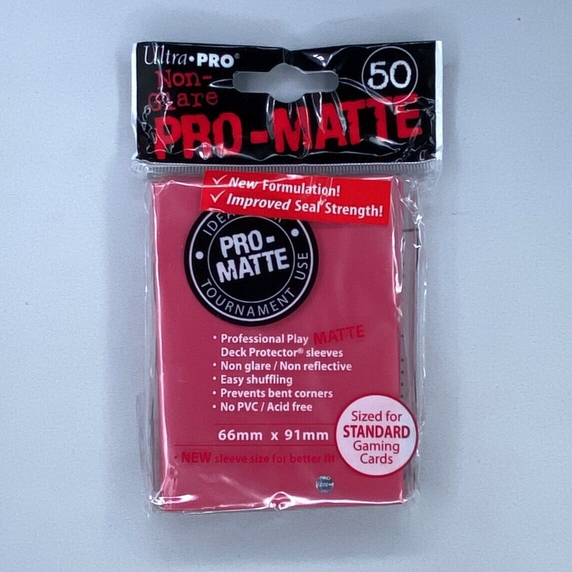 Ultra Pro 50 Ct Deck Protector Pro Matte Card Sleeves - FUCHSIA 84506 /  AW4848