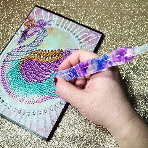 Diamond Painting Pen, Diamond Art Pen, Diamond Art Painting Clear Purple&Blue - Picture 3 of 6