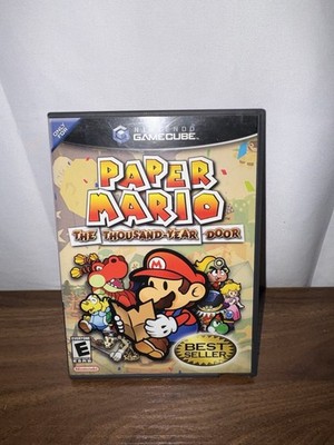 Paper Mario The Thousand-Year Door Nintendo GameCube W/ Manual Tested & Works
