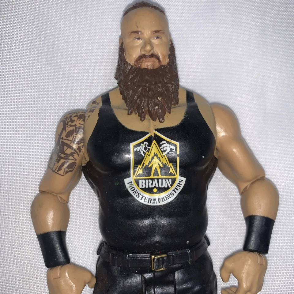 Figura WWE Mattel Monsters Of All Monsters 8 pulgadas serie básica 115 Braun Strowman Foto 2 de 4