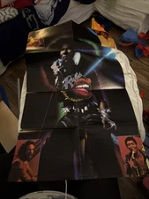 Rufus Featuring Chaka Khan - Vinyl Record Lp With Vintage Poster