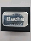 Vintage Bache 1 Troy Oz .999 Fine Silver Pressed Bar Old School Bullion #330932