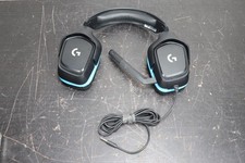 Logitech G432 3.5mm Wired Surround Sound Gaming Headset - Black / Blue Read 